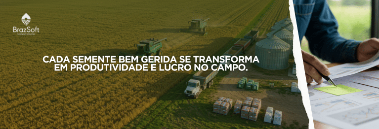 Gestão de estoque inteligente garante produtividade, redução de custos e maior rentabilidade na safra de soja.